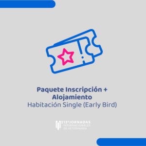 Paquete Inscripción + Alojamiento – Habitación Single (Early Bird)