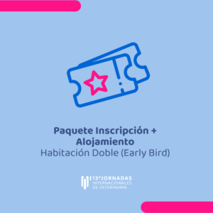 Paquete Inscripción + Alojamiento – Habitación Doble (Early Bird)
